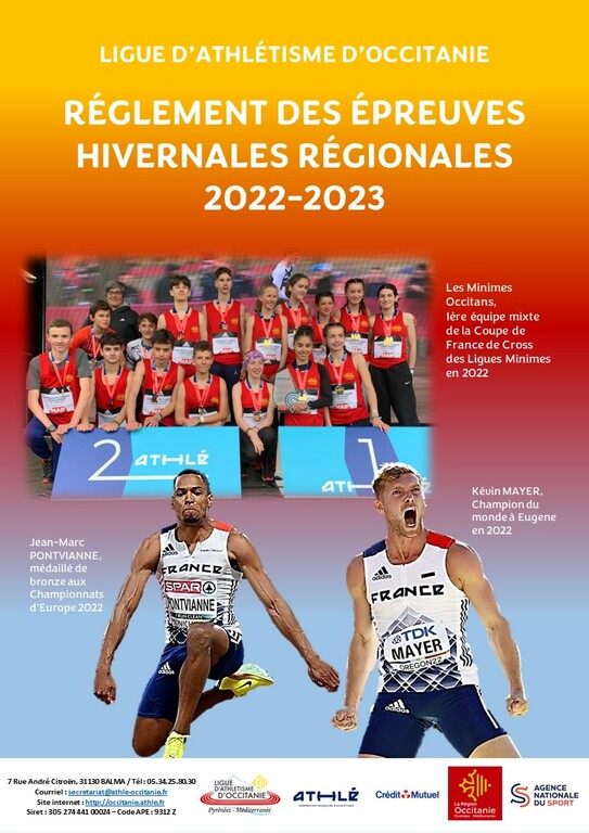 Livret Hivernal - Compétitions hiver 2022-2023