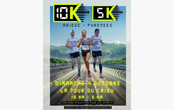 Dimanche 4 octobre 2026_10 km et 5 km de l'Ariège + animation athlé enfants